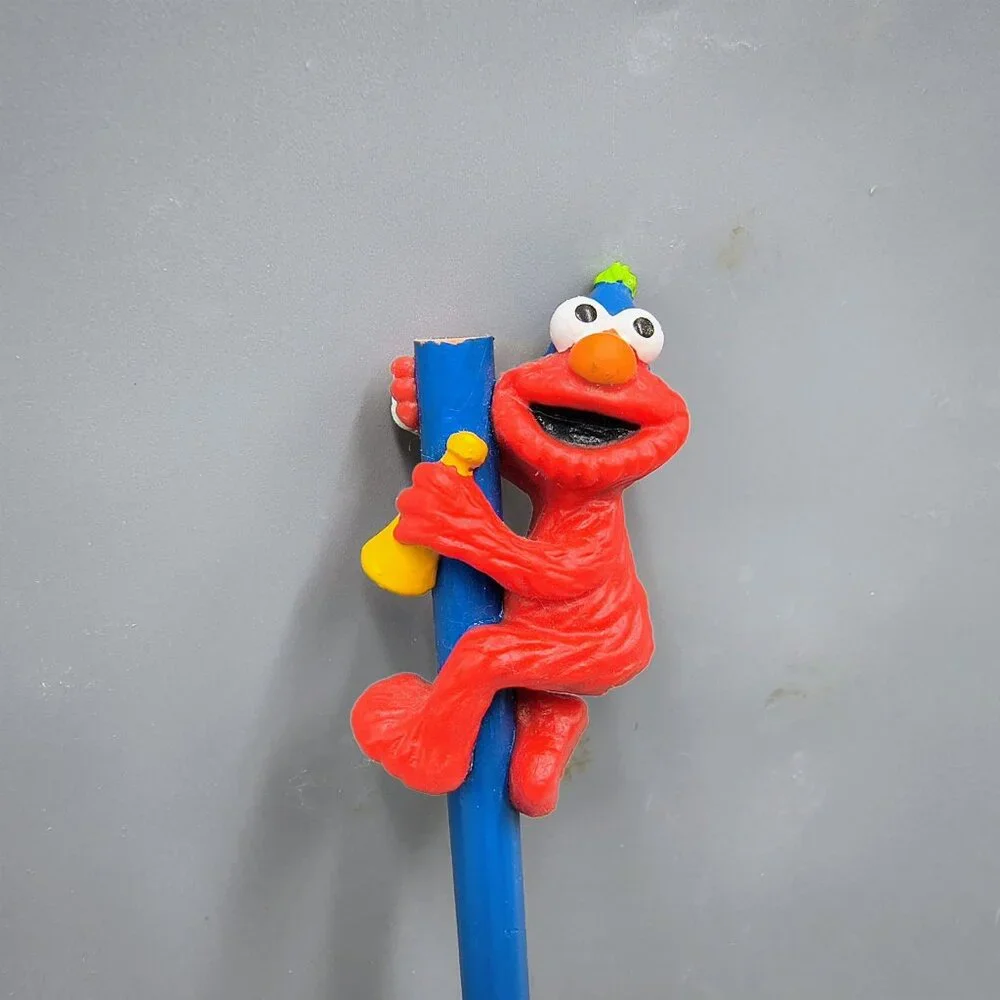 Vintage Sesame Street Elmo Party Time Pencil with Topper Applause